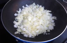 The risotto, before adding the beets