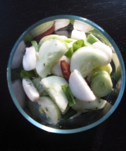 Radish and Cucumber Salad