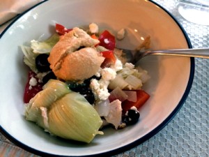 Delicious Mediterranean salad