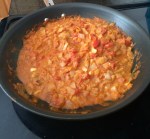 Simmering Tikka Masala Sauce